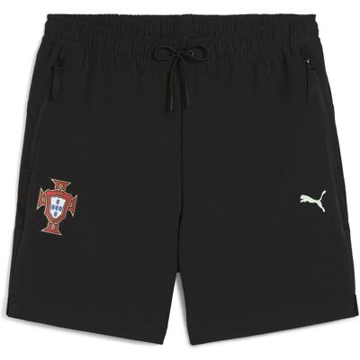 Puma Portugal 25 Shorts - Coupe régulière - Noir - Short - Publicité Puma Portugal 25 Shorts - Coupe régulière - Noir - Short - Publicité