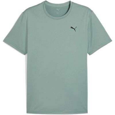 PUMA LC SMALL CAT T-Shirt Grün Moon - Training & Sport PUMA LC SMALL CAT T-Shirt Grün Moon - Training & Sport