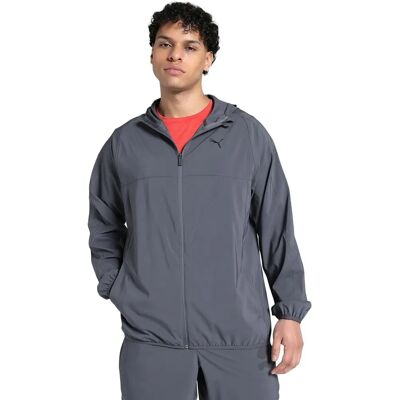 Puma Herr TAD TECH vävd full zip löparjacka Puma Herr TAD TECH vävd full zip löparjacka