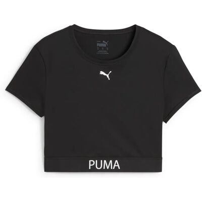 T-shirt Crop Strong Puma Noir - T-shirt - Publicité T-shirt Crop Strong Puma Noir - T-shirt - Publicité