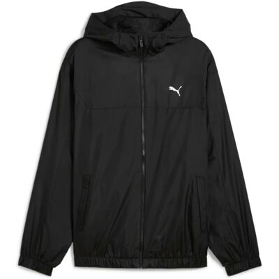 PUMA Relaxed Windbreaker - Sportlich, Schwarz, Netz PUMA Relaxed Windbreaker - Sportlich, Schwarz, Netz