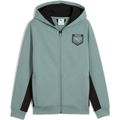 Puma Sweat à Capuche Vert pour Garçon - Sweatshirt - Publicité Puma Sweat à Capuche Vert pour Garçon - Sweatshirt - Publicité