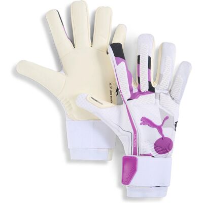 Puma ULTRA Ultimate Hybrid Goalkeeper Gloves - White/Purple - Model 8 - Goalkeeper Gloves Puma ULTRA Ultimate Hybrid Goalkeeper Gloves - White/Purple - Model 8 - Goalkeeper Gloves