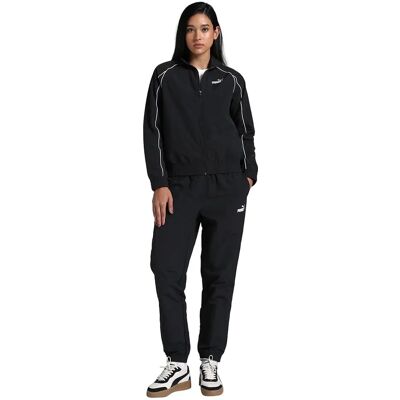 PUMA Woven Tracksuit - Sportlich, Regular Fit, Schwarz PUMA Woven Tracksuit - Sportlich, Regular Fit, Schwarz