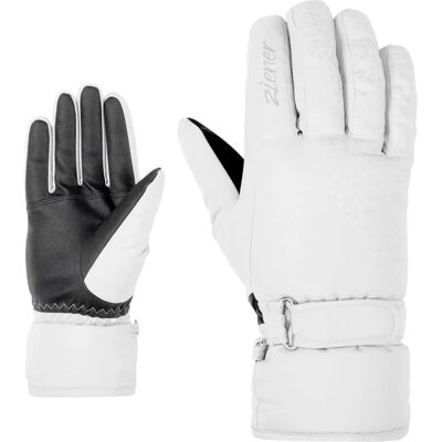 Ziener Alpine Damen Skihandschuhe KISAR AS - Wasser- und winddicht, Fleecefutter Ziener Alpine Damen Skihandschuhe KISAR AS - Wasser- und winddicht, Fleecefutter