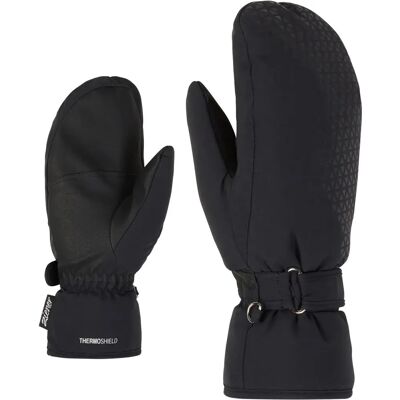 ZIENER Damen KISARI Mitten Gloves - Black - Ski Gloves ZIENER Damen KISARI Mitten Gloves - Black - Ski Gloves