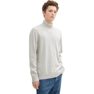 Męski sweter TOM TAILOR DENIM w Jasnoszarym Melanie Męski sweter TOM TAILOR DENIM w Jasnoszarym Melanie