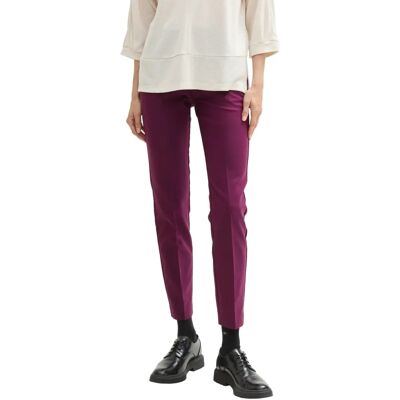 TOM TAILOR MIA Paarse Slim Fit Broek - Broek TOM TAILOR MIA Paarse Slim Fit Broek - Broek