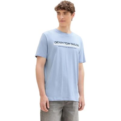 Tom Tailor Denim XL Niebieska Logo T-Shirt Tom Tailor Denim XL Niebieska Logo T-Shirt