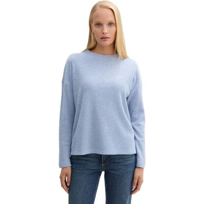 TOM TAILOR XL (42) Blau Meliert Strickpullover TOM TAILOR XL (42) Blau Meliert Strickpullover