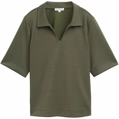TOM TAILOR XS Chemise Polo Verte - T-Shirt - Publicité TOM TAILOR XS Chemise Polo Verte - T-Shirt - Publicité