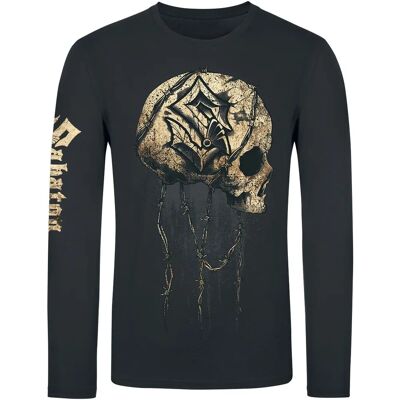 Sabaton Barbed Wire Skull Pitkähiha T-paita - Unisex Sabaton Barbed Wire Skull Pitkähiha T-paita - Unisex