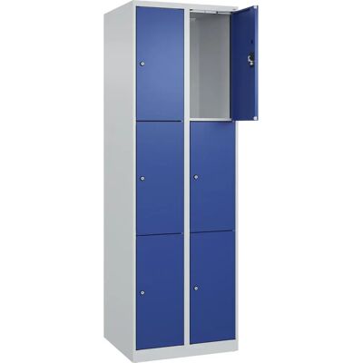 KaiserKraft Stahl-Sicherheits-Schrank mit 6 Fächern - Aufbewahrungsschrank KaiserKraft Stahl-Sicherheits-Schrank mit 6 Fächern - Aufbewahrungsschrank