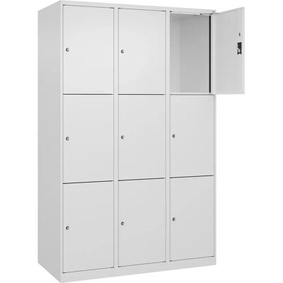 Kaiserkraft EVELO PLUS Schrank - 3 Fächer, Weiß, 1200mm breit Kaiserkraft EVELO PLUS Schrank - 3 Fächer, Weiß, 1200mm breit