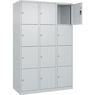 Kaiserkraft Stahl-Schrankschrank mit 12 Fächern Kaiserkraft Stahl-Schrankschrank mit 12 Fächern