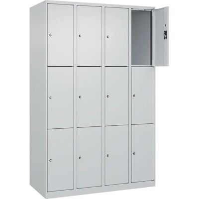 Kaiserkraft Stahl-Schrank - Evolo PLUS, 12 Fächer, Grau Kaiserkraft Stahl-Schrank - Evolo PLUS, 12 Fächer, Grau