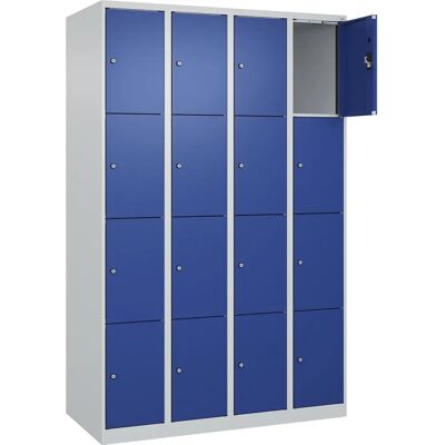 Kaiserkraft Stahl-Schrankschrank - 4 Abteile, Blau & Grau - 1850mm - LagerSchrank Kaiserkraft Stahl-Schrankschrank - 4 Abteile, Blau & Grau - 1850mm - LagerSchrank