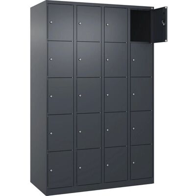Kaiserkraft Stahl-Schrankschrank - 20 Fächer - Grau - Industrieanwendung Kaiserkraft Stahl-Schrankschrank - 20 Fächer - Grau - Industrieanwendung
