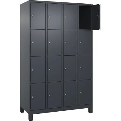 Kaiserkraft Stahl-Schrankschrank - 4 Fächer, Grau, 1200mm - Aufbewahrungsschrank Kaiserkraft Stahl-Schrankschrank - 4 Fächer, Grau, 1200mm - Aufbewahrungsschrank