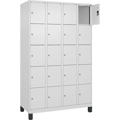 Kaiserkraft Stahl-Schrank - 5 Fächer - Weiß - 1950mm - Mit Schloss Kaiserkraft Stahl-Schrank - 5 Fächer - Weiß - 1950mm - Mit Schloss