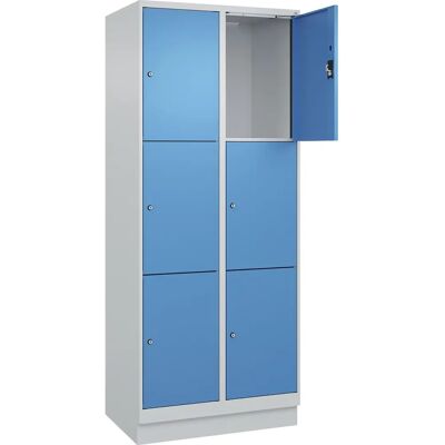 Kaiserkraft Stahlschrank mit Schloss - Evolo PLUS 6 Fächer Kaiserkraft Stahlschrank mit Schloss - Evolo PLUS 6 Fächer