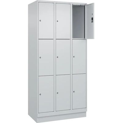 Kaiserkraft Stahlschrank - 9 Fächer - Hellgrau Kaiserkraft Stahlschrank - 9 Fächer - Hellgrau