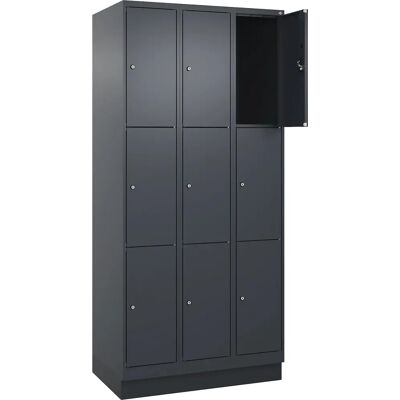 Kaiserkraft Stahl-Speicherschrank - 3 Sektionen, Grau, 900mm, 9 Fächer Kaiserkraft Stahl-Speicherschrank - 3 Sektionen, Grau, 900mm, 9 Fächer