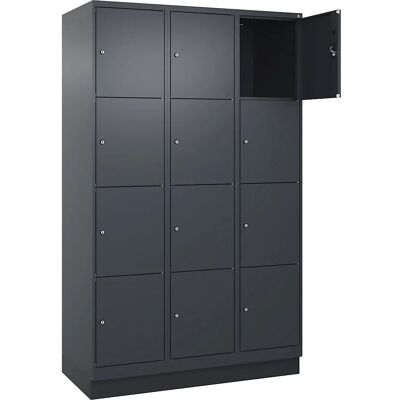 KaiserKraft Stahl-Sicherheits-Schrank - Evolo PLUS - 3 Sektionen - Grau - 1200mm KaiserKraft Stahl-Sicherheits-Schrank - Evolo PLUS - 3 Sektionen - Grau - 1200mm