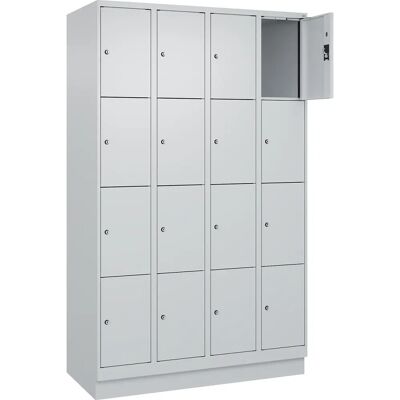 Kaiserkraft Stahl-Speicherschrank - Evolo PLUS, 4 Fächer, Hellgrau, 1200 mm Kaiserkraft Stahl-Speicherschrank - Evolo PLUS, 4 Fächer, Hellgrau, 1200 mm
