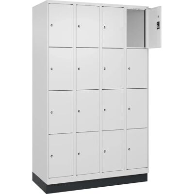 Kaiserkraft Stahl-Schließfach - 4 Fächer - Weiß - 1200mm - EVOLO PLUS Kaiserkraft Stahl-Schließfach - 4 Fächer - Weiß - 1200mm - EVOLO PLUS