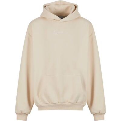 Karl Kani Small Signature Essential OS Hoodie Light Sand - Hoodies Karl Kani Small Signature Essential OS Hoodie Light Sand - Hoodies