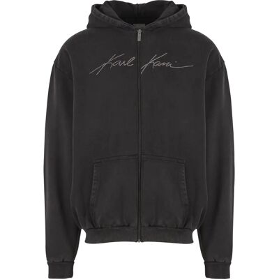 Karl Kani - Autograph Heavy OS Zip Hoodie - Schwarz - Hoodie Karl Kani - Autograph Heavy OS Zip Hoodie - Schwarz - Hoodie