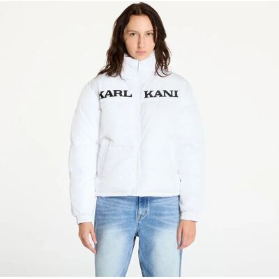 Geacă matlasată Retro Essential Karl Kani Albă Mărime L - Geacă Geacă matlasată Retro Essential Karl Kani Albă Mărime L - Geacă