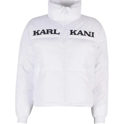 Karl Kani Weiß Größe L Retro Essential Steppjacke - Jacke Karl Kani Weiß Größe L Retro Essential Steppjacke - Jacke