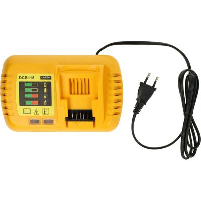 Cargador de batería de alta calidad Vhbw para Dewalt - Protección contra sobrecalentamiento y cortocircuitos Cargador de batería de alta calidad Vhbw para Dewalt - Protección contra sobrecalentamiento y cortocircuitos
