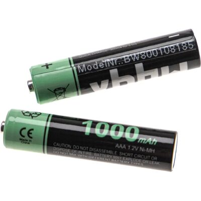 Piles AAA vhbw - 2 pièces pour Philips Avent SCD510, SCD526, SCD525, SCD520 - NiMH, 1000mAh - Publicité Piles AAA vhbw - 2 pièces pour Philips Avent SCD510, SCD526, SCD525, SCD520 - NiMH, 1000mAh - Publicité