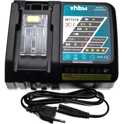 Cargador de batería de alta calidad Makita - 14,4V/18V - Negro Cargador de batería de alta calidad Makita - 14,4V/18V - Negro