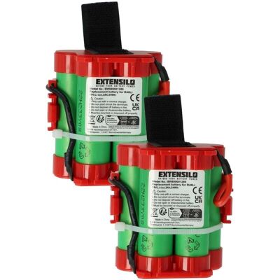 Extensilo 2x Repuesto de batería - Cortacésped Gardena - 18V 3000mAh Extensilo 2x Repuesto de batería - Cortacésped Gardena - 18V 3000mAh