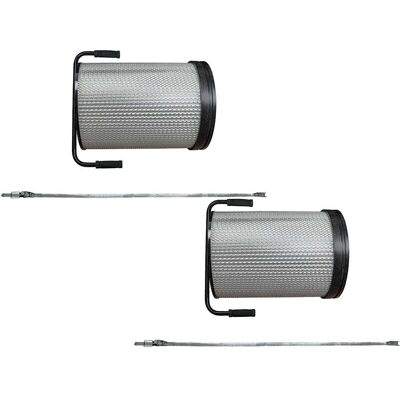 vhbw 2x Cartucho de filtro de polvo fino - Sistema de extracción - Máquina de carpintería vhbw 2x Cartucho de filtro de polvo fino - Sistema de extracción - Máquina de carpintería