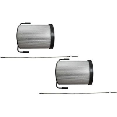 vhbw 2x Cartouche filtre à poussière pour Cormak FM300S - Filtration fiable vhbw 2x Cartouche filtre à poussière pour Cormak FM300S - Filtration fiable