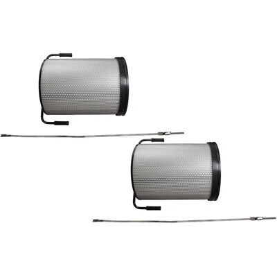 vhbw Filtre à Poussière Fine HBM 200, 300 - 2x Cartouches + Brosse de Nettoyage vhbw Filtre à Poussière Fine HBM 200, 300 - 2x Cartouches + Brosse de Nettoyage