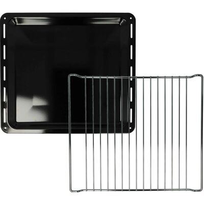 Set de bandeja de hornear y rejilla vhbw VHBWX - Compatible con horno Set de bandeja de hornear y rejilla vhbw VHBWX - Compatible con horno