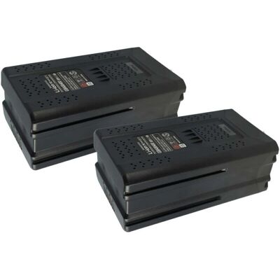 vhbw 2x Batería de Repuesto para Stiga SBT 4080 AE, SBT 5080 AE, SBT 2580AE - Batería de cortacésped vhbw 2x Batería de Repuesto para Stiga SBT 4080 AE, SBT 5080 AE, SBT 2580AE - Batería de cortacésped