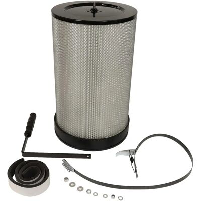 Filtro de polvo fino vhbw - Compatible con Scheppach Woova 2, 3 - Cartucho de filtro de polvo - Negro/Blanco/Plata Filtro de polvo fino vhbw - Compatible con Scheppach Woova 2, 3 - Cartucho de filtro de polvo - Negro/Blanco/Plata