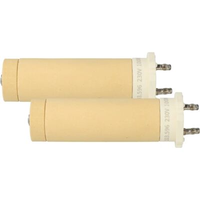 vhbw 2x Núcleo de calefacción cerámico de repuesto para Leister 103.596 - 1000 W - Pistola de soldadura de aire caliente vhbw 2x Núcleo de calefacción cerámico de repuesto para Leister 103.596 - 1000 W - Pistola de soldadura de aire caliente