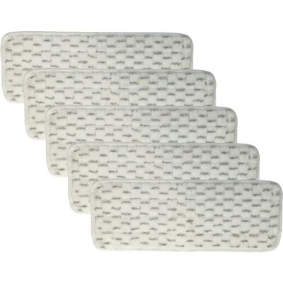 vhbw 5x Microfiber Wipes for Floor Mop - Floor Mop Wipes vhbw 5x Microfiber Wipes for Floor Mop - Floor Mop Wipes