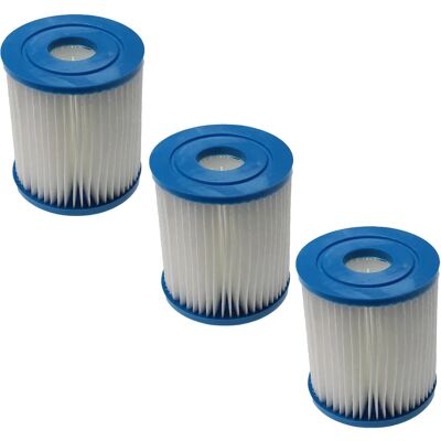 vhbw 3x Cartouche filtre piscine - Intex E 59904 - Blanc / Bleu - Publicité vhbw 3x Cartouche filtre piscine - Intex E 59904 - Blanc / Bleu - Publicité