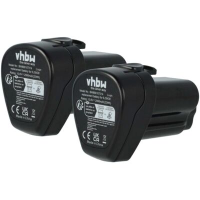 vhbw 2x Batería compatible con Metabo PowerMaxx BS - Batería vhbw 2x Batería compatible con Metabo PowerMaxx BS - Batería