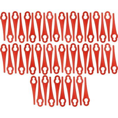 vhbw 50x Hoja de repuesto para Einhell GC-CT 18/24 Li - Cortasetos de césped vhbw 50x Hoja de repuesto para Einhell GC-CT 18/24 Li - Cortasetos de césped