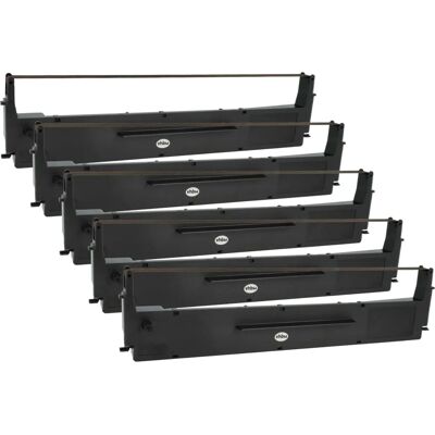 vhbw 5x Ruban pour Étiquetage - Imprimantes Matricielles - Compatible Epson MX90, RP80, MX80 - Publicité vhbw 5x Ruban pour Étiquetage - Imprimantes Matricielles - Compatible Epson MX90, RP80, MX80 - Publicité